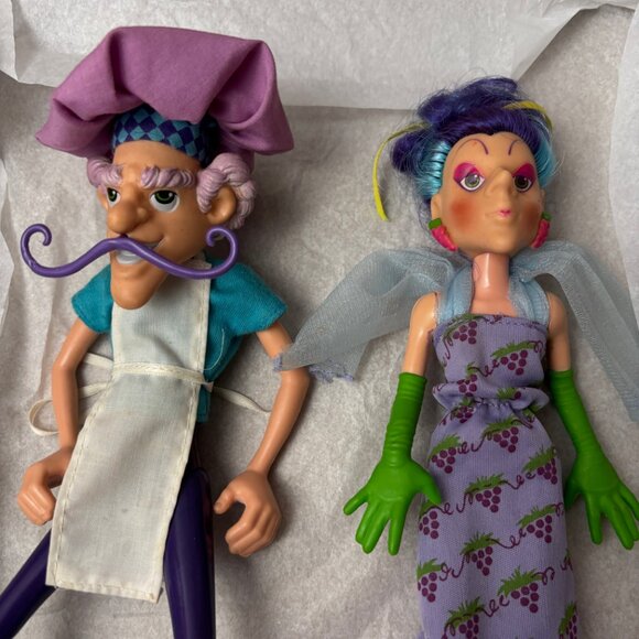 Strawberry Shortcake Purple Pie Man and Sour Grapes Figurines VTG 80's - Picture 2 of 8